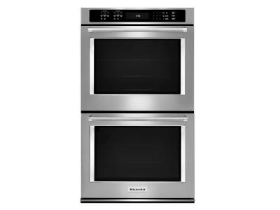 30" KitchenAid 10 Cu. Ft. Double Wall Oven With Even-Heat True Convection - KODE500ESS