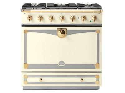 36" La Cornue CornuFe 90 Series Freestanding Dual Fuel Range - C9CF