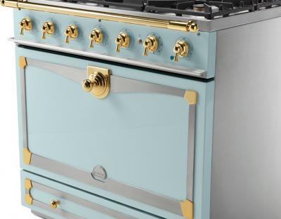 36" La Cornue CornuFe 90 Suzanne Kasler Couleur Freestanding Dual Fuel Range - C9QF