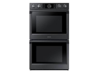 30" Samsung 10.2 Cu. Ft. Convection Double Oven With Steam Bake and Flex Duo - NV51K7770DG