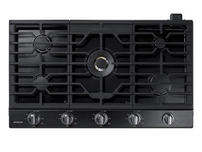 36" Samsung Gas Cooktop With 22K BTU True Dual Power Burner - NA36N7755TG