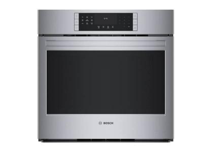 30" Bosch 800 Series  Convection Single Oven - HBL8454UC