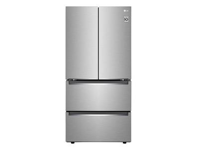 33" LG  19 cu.ft. Counter Depth 4-Door Refrigerator - LRMNC1803S