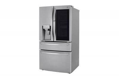 36" LG 23 Cu. Ft. Smart Wi-fi Enabled Instaview Door-in-Door Counter-Depth Refrigerator With Craft Ice Maker - LRMVC2306S