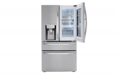 36" LG 23 Cu. Ft. Smart Wi-fi Enabled Instaview Door-in-Door Counter-Depth Refrigerator With Craft Ice Maker - LRMVC2306S