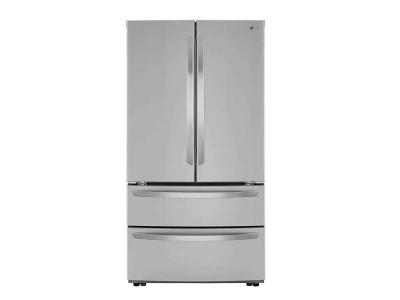 36'' LG 22.7 Cu. Ft. 4-Door French Door Counter Depth Refrigerator - LMWC23626S