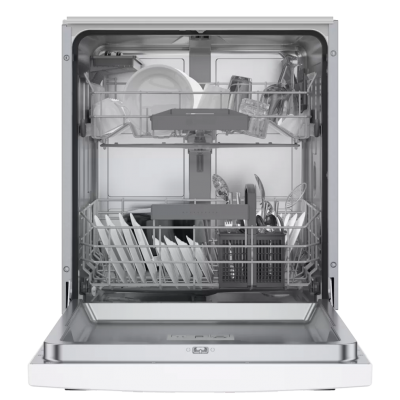 24" Bosch 300 Series Built-in Dishwasher in White - SGE53B52UC