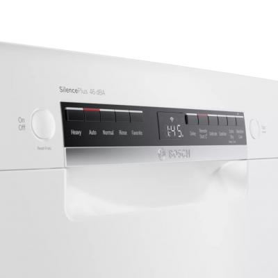 24" Bosch 300 Series Built-in Dishwasher in White - SGE53B52UC