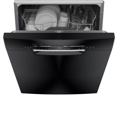 24' Bosch 300 Series Built-in Dishwasher in Black - SGE53B56UC