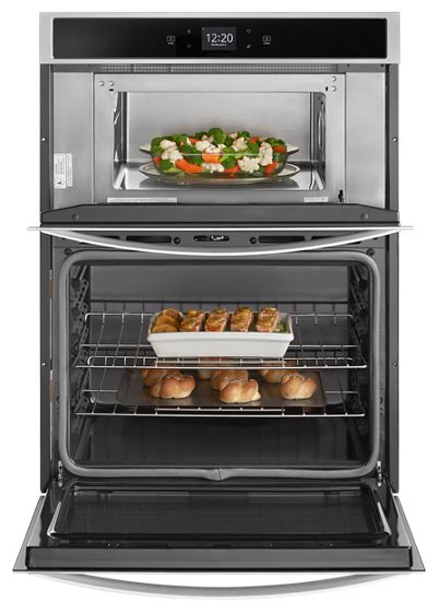 Whirlpool 6.4 cu ft smart combination wall oven with touchscreen deals
