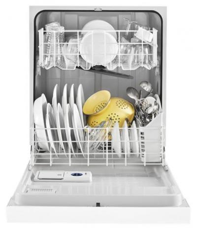 24" Whirlpool Heavy-Duty Dishwasher With 1-Hour Wash Cycle - WDF330PAHW