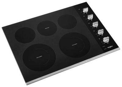 Whirlpool 5 burner discount electric cooktop
