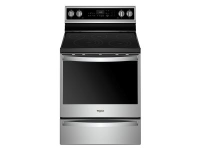 30" Whirlpool 6.4 Cu. Ft. Smart Freestanding Electric Range with Frozen Bake Technology - YWFE975H0HZ
