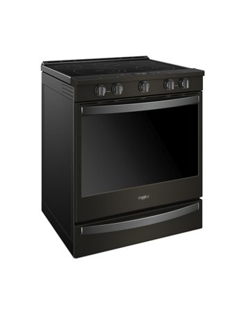 30" Whirlpool 6.4 Cu. Ft. Smart Slide-in Electric Range with Frozen Bake Technology - YWEE750H0HV