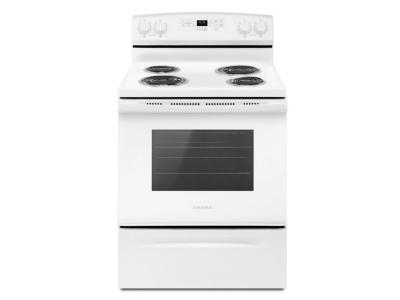 30" Amana Electric Range With Self-Clean Option - YACR4503SFW