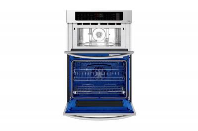 30" LG 1.7/4.7 cu. ft. Smart Wi-Fi Enabled Combination Double Wall Oven - LWC3063ST