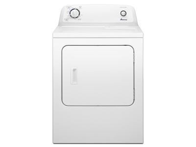 29" 6.5 cu. ft.  Amana Top-Load Electric Dryer with Automatic Dryness Control - YNED4655EW