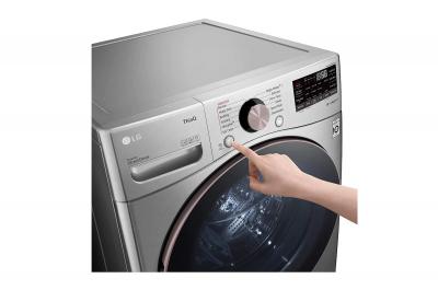 27" LG 5.2 Cu. Ft. Front Load Washer With AI Sensor Dry - WM3850HVA