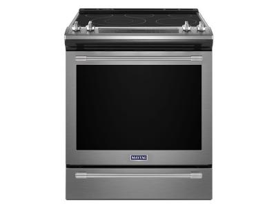 30" Maytag 6.4 Cu. Ft. Electric Range With True Convection And Power Preheat - YMES8800FZ