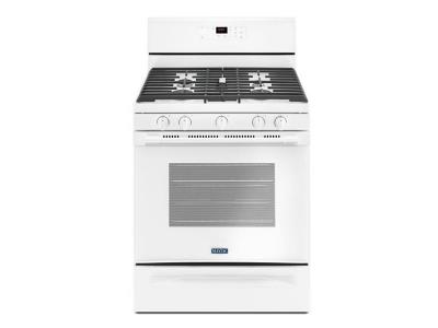 30" Maytag 5.0 Cu. Ft. Gas Range With 5th Oval Burner - MGR6600FW