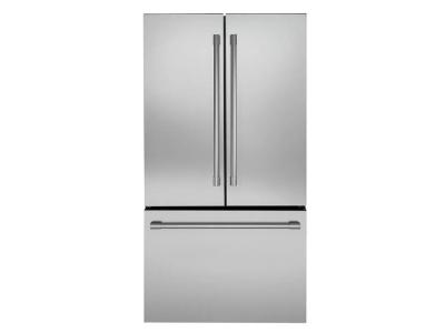 36" Monogram Free Standing French Door Stainless Steel Refrigerator - ZWE23PSNSS