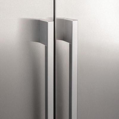 42" Monogram Built In Side By Side Stainless Steel Dispenser Refrigerator - ZISS420DNSS