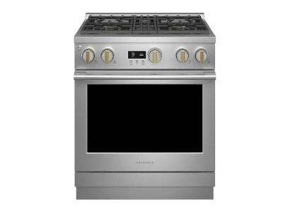 30" Monogram 5.0 Cu. Ft. Gas Professional Convection Range in Stainless Steel - ZGP304NTSS