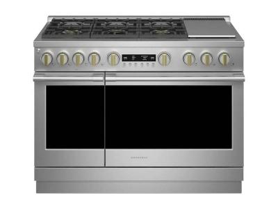 48" Monogram 8.25 Cu. Ft. Dual Fuel Professional Range With 6 Burners and Griddle - ZDP486NDTSS