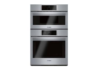 30" Bosch 800 Series Combo Wall Oven In Stainless Steel - HBL87M53UC