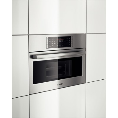 30" Bosch 1.4 Cu. Ft. Benchmark Series Steam Convection Oven In Stainless Steel - HSLP451UC