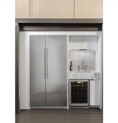 18" Monogram Smart Integrated Column Freezer in Stainless Steel - ZIF181NPNII