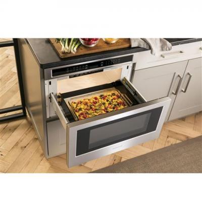 24" Monogram Built-In Drawer Microwave - ZWL1126SJSSC