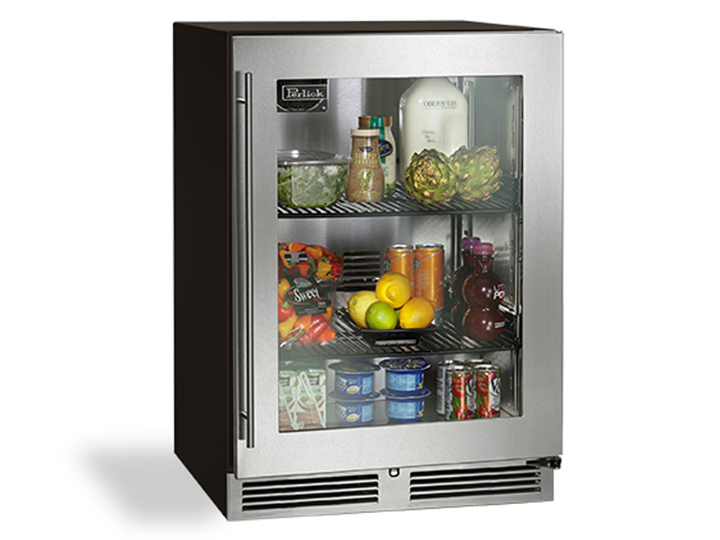 Perlick Refrigerators - Signature Mini Compact Shallow Depth Right Hinge  24 - HH24RS44R