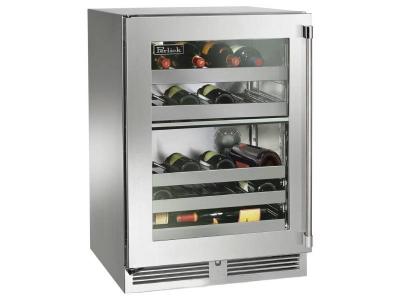 24" Perlick  Signature Series Dual-Zone Wine Reserve - HP24DS33L