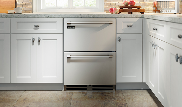 Drawer shop fridge freezer