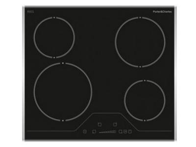 24" Porter & Charles Electric Ceramic Cooktop With Stainless Steel Trim on Side Edges - CC60V