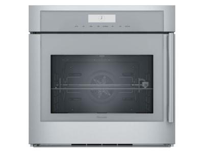 30" Thermador Masterpiece Series Single Built-In Oven, Left Side Swing Door - MED301LWS