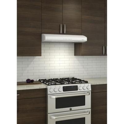 30" Broan Elite 600 CFM Undercabinet Range Hood in White - ERLE130WH