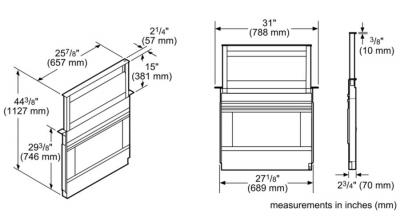 30" Thermador Masterpiece Series Downdraft Ventilation in Stainless Steel  - UCVM30XS