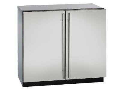36 U-Line Modular 3000 Series Solid Door Compact Refrigerator Refrigerator  - U3036RRS00B