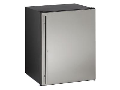 24" U-Line ADA Series Solid Door Compact Refrigerator - UADA24RS13B