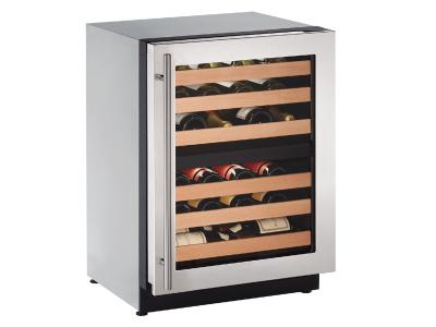 24" U-Line 2000 Series Built-In Wine Cooler - U2224ZWCS00B