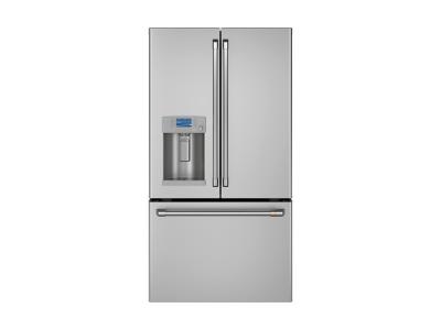 36" Café 22.2 Cu. Ft. Counter-Depth French-Door Refrigerator with Hot Water Dispenser - CYE22TP2MS1