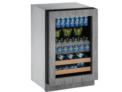 24" U-Line 2000 series 4.9 cu. ft. Built-in Beverage Center - U2224BEVINT00B