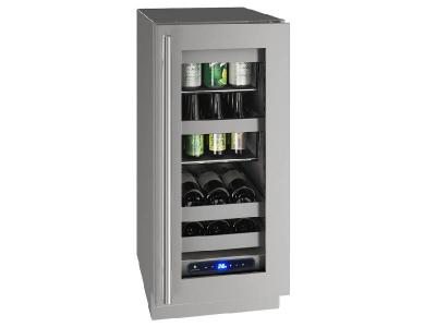 15" U-Line 5 Class Beverage Center - UHBV515SG51A