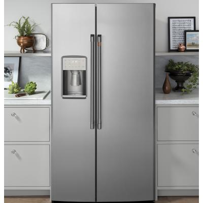 36" Café Freestanding Counter Depth Side by Side Refrigerator  - CZS22MP2NS1