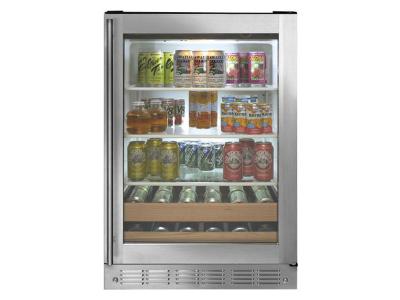 24" Monogram Stainless Steel Beverage Center - ZDBR240HBS