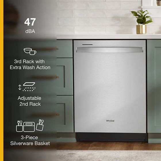 Whirlpool top rack deals wash