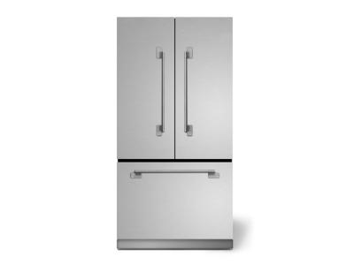36" AGA 22.2 Cu. Ft. Elise Counter Depth French Door Refrigerator in Stainless Steel - MELFDR23-SS