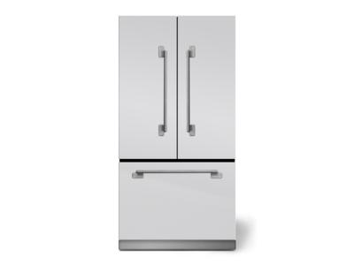 36" AGA 22.2 Cu. Ft. Elise Counter Depth French Door Refrigerator in White - MELFDR23-WHT